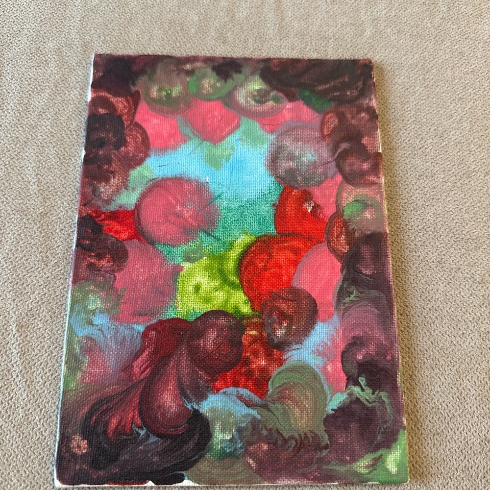 Abstract Multicolor Canvas Art